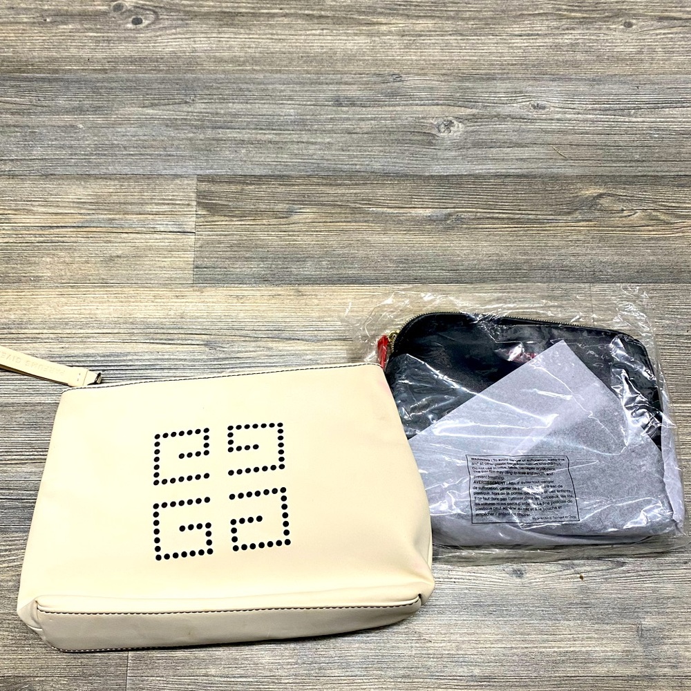 Givenchy and Shiseido Pouch/Makeup bag bundle